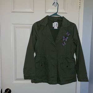 The Children’s Place Jacket With Butterflies - Size: XL (14)